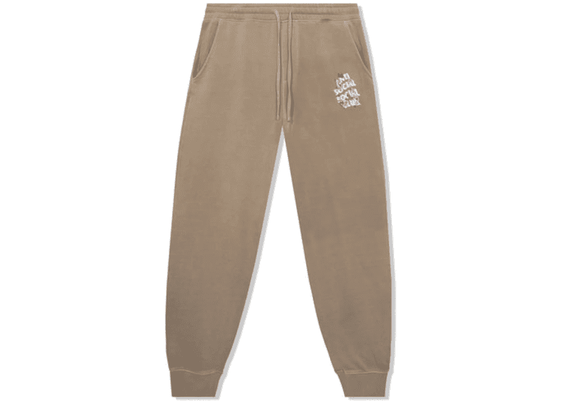 Anti Social Social Club 30 Washed Sweatpants Sand