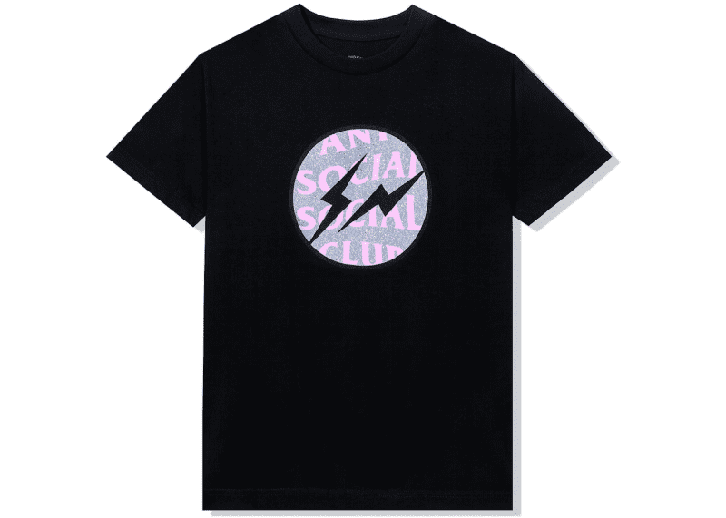 Anti Social Social Club x Fragment Called Interference Tee FW22 Black