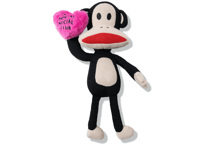 Anti Social Social Club x Paul Frank Julius Love Plush Love