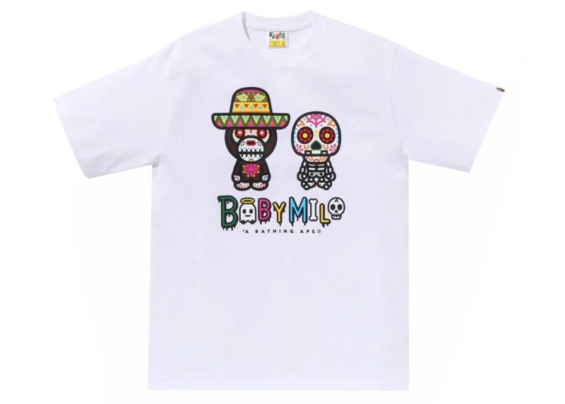 BAPE Halloween Baby Milo Tee White