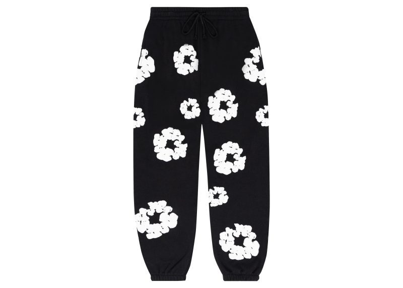 Denim Tears The Cotton Wreath Sweatpants Black Sweatpants Black 1