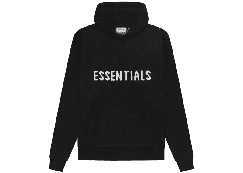 FEAR OF GOD ESSENTIALS Knit Pullover Black