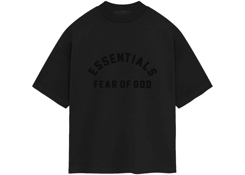 Fear of God Essentials Heavy Jersey Crewneck Tee Jet Black