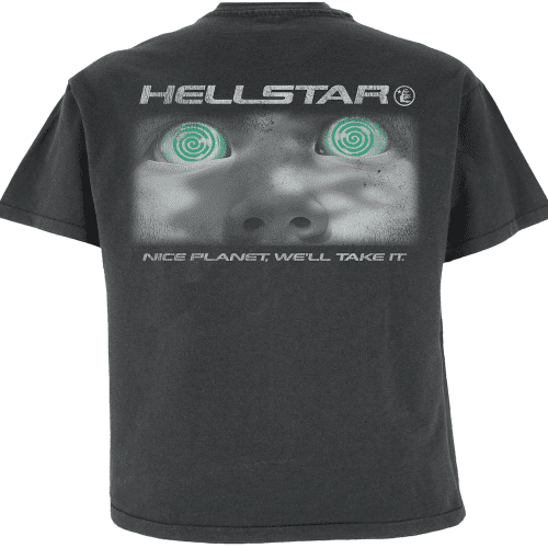 Hellstar Attacks T Shirt Black 2