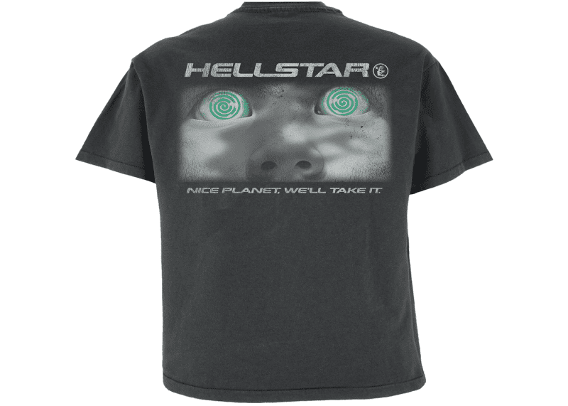 Hellstar Attacks T Shirt Black 2