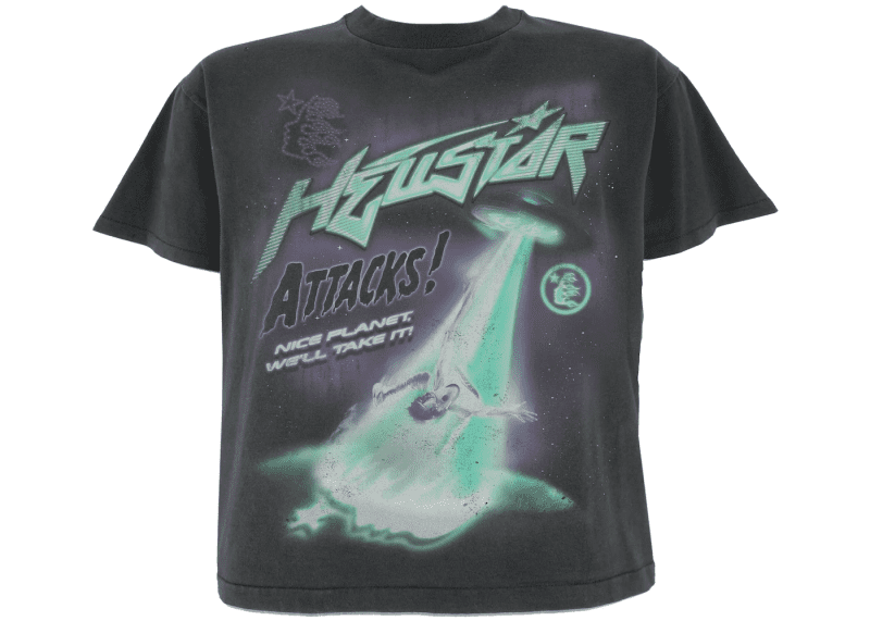 Hellstar Attacks T Shirt Black