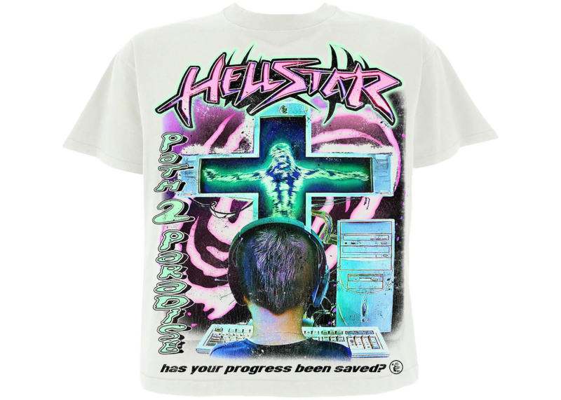 Hellstar Online T Shirt White 1