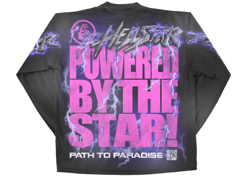 Hellstar Powered By The Star L S Tee Black 2