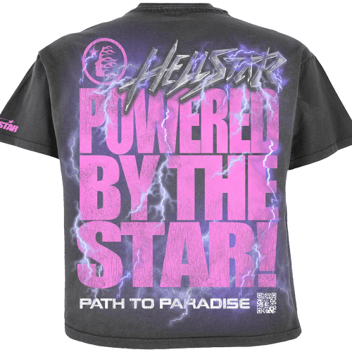 Hellstar Powered By The Star T Shirt Black 2