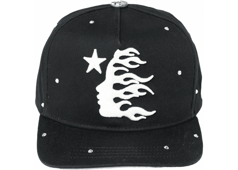 Hellstar Starry Night Snapback Hat Black