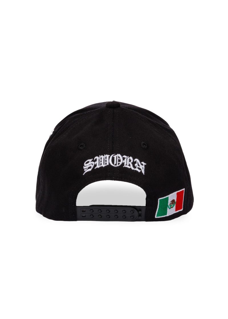 MI TIERRA SNAPBACK BLACK BACK Photoroom