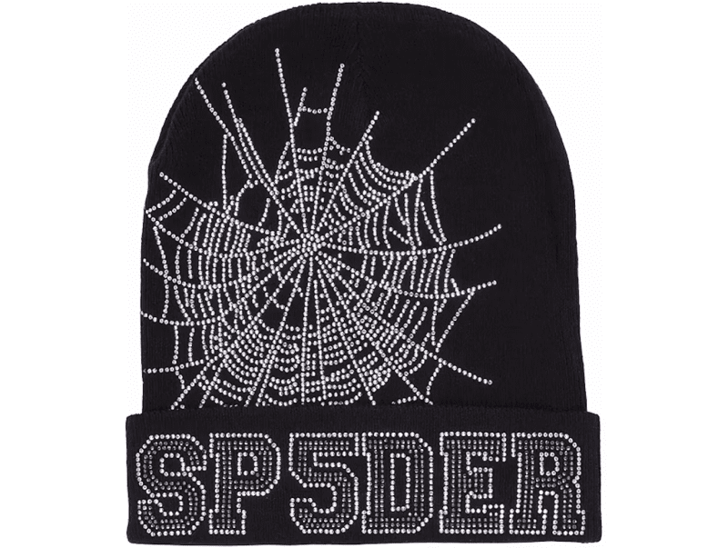 Sp5der Web Beanie Black