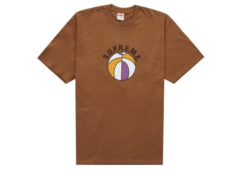 Supreme League Tee Light Brown