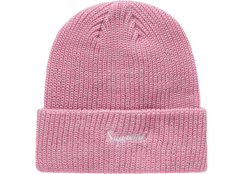 Supreme Loose Gauge Beanie FW24 Pink v2