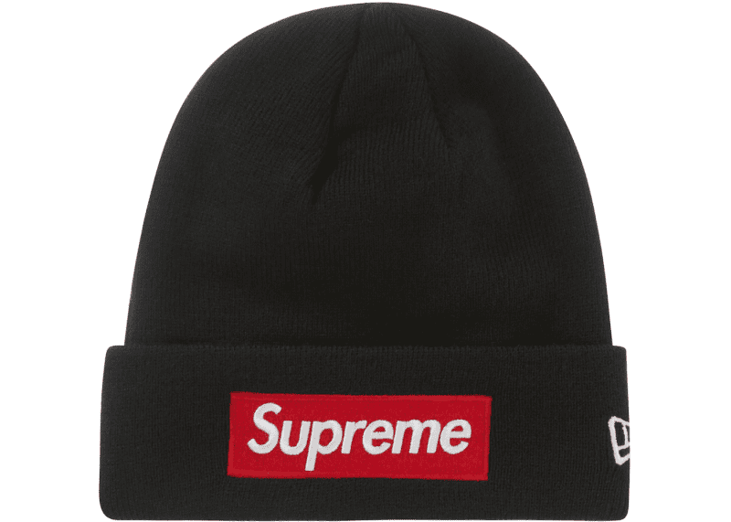 Supreme New Era Box Logo Beanie FW22 Black