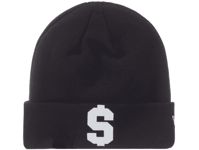 Supreme New Era Dollar Beanie Black