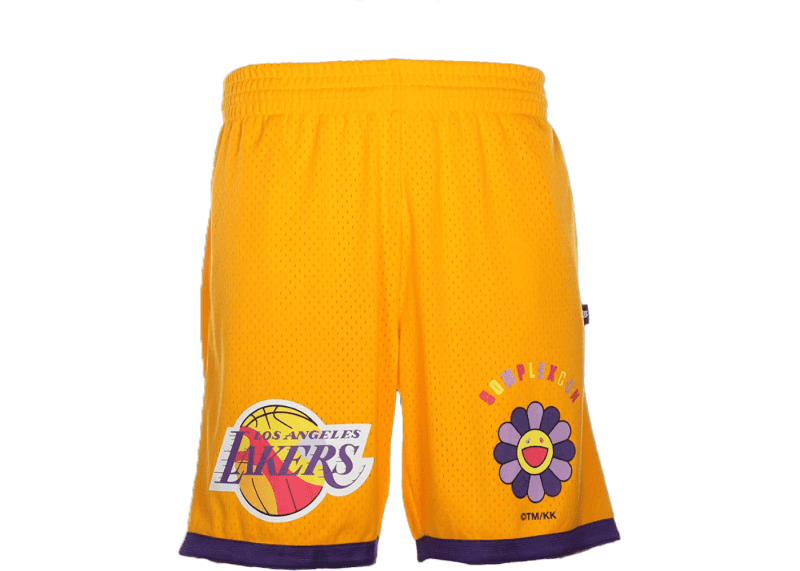 Takashi Murakami ComplexCon x LA Lakers MN Basketball Shorts Yellow