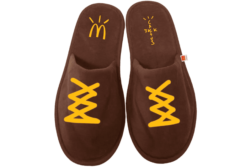 Travis Scott x McDonalds Cj House Slippers Brown