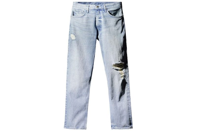 Yeezy Gap 5 Pocket Denim Pants Blue