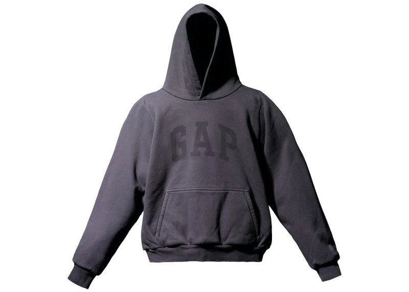 Yeezy Gap Dove Shrunken Hoodie Black