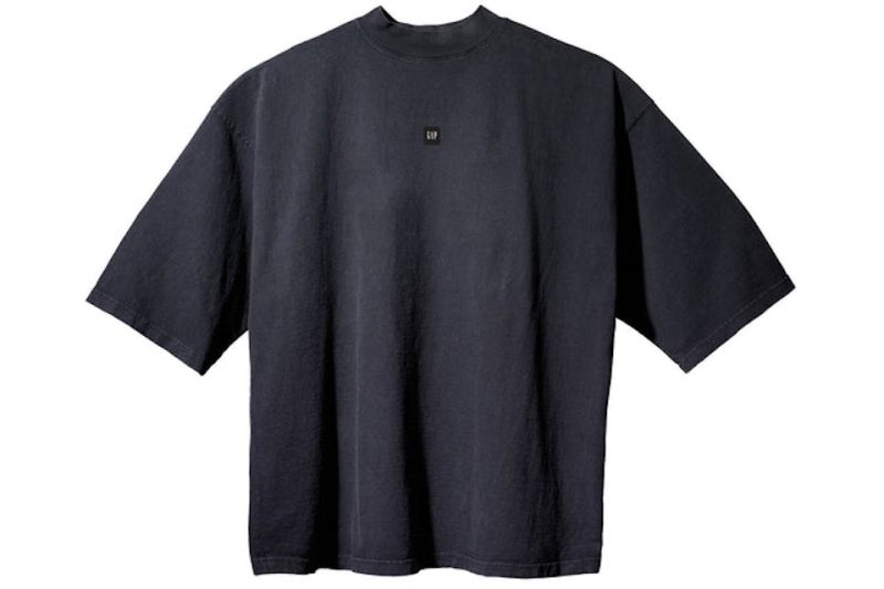 Yeezy Gap Engineered by Balenciaga Logo 3 4 Sleeve Tee Black