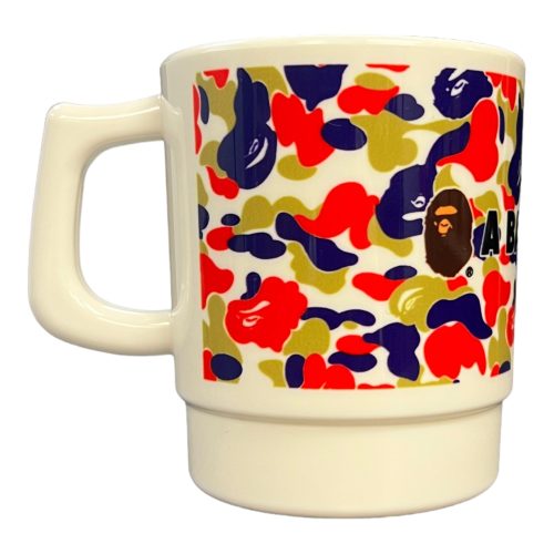 bape camo plastic mug greenredblue 549229