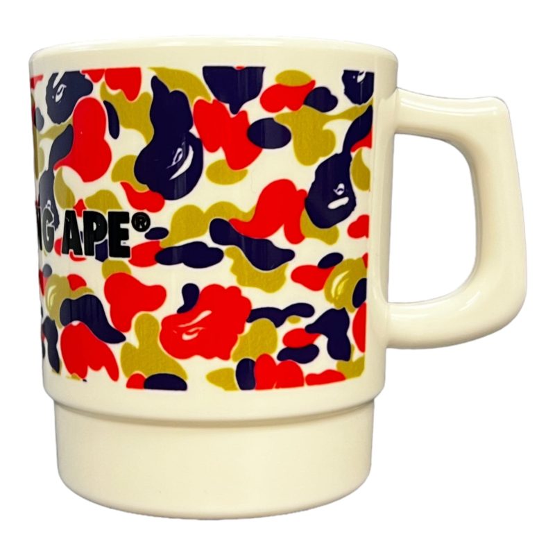 bape camo plastic mug greenredblue 550418