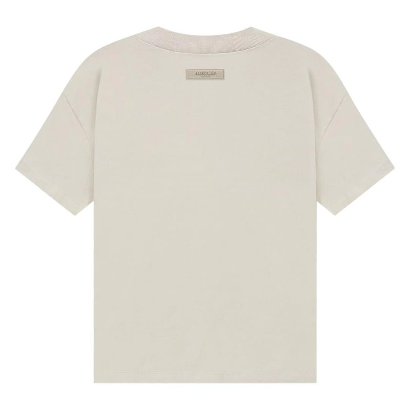 fear of god essentials t shirt wheat 568173