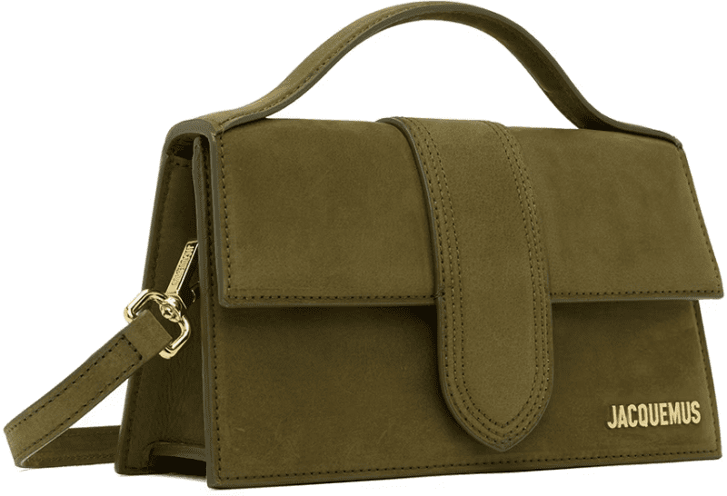 jacquemus khaki le chouchou le grand bambino bag 1