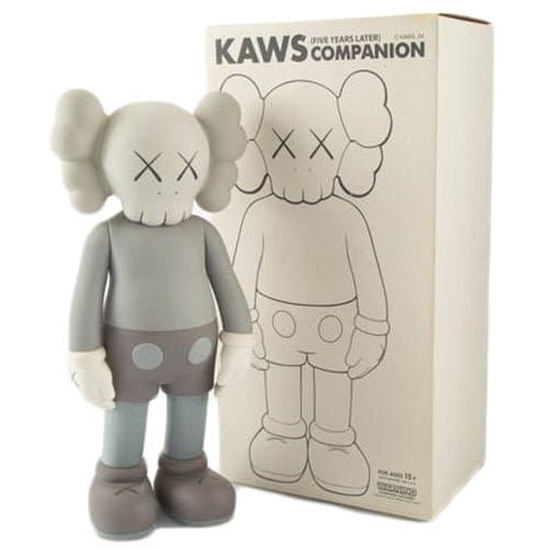 kaws five years later companion figure grey displayed 590865