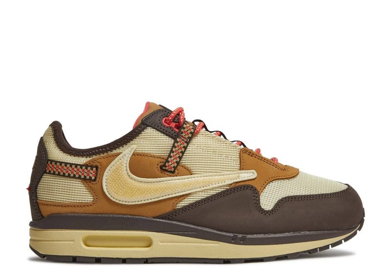 nike air max 1 travis scott cactus jack baroque brown 548548