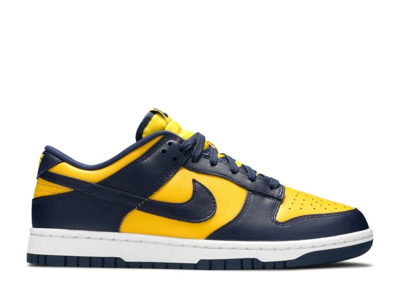 nike dunk low michigan 2021 864876