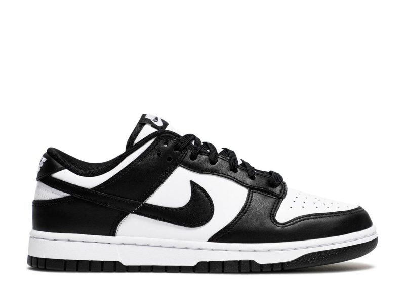 nike dunk low retro white black panda 2021 748067