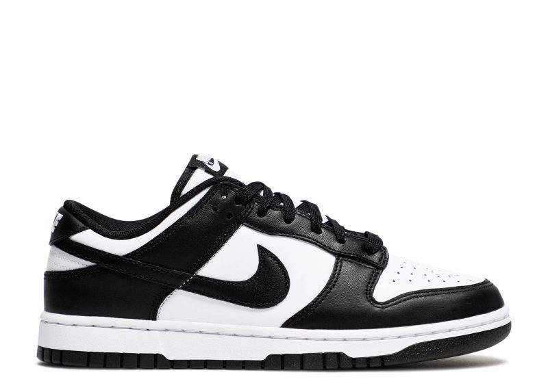 nike dunk low retro white black panda 2021 womens 883499