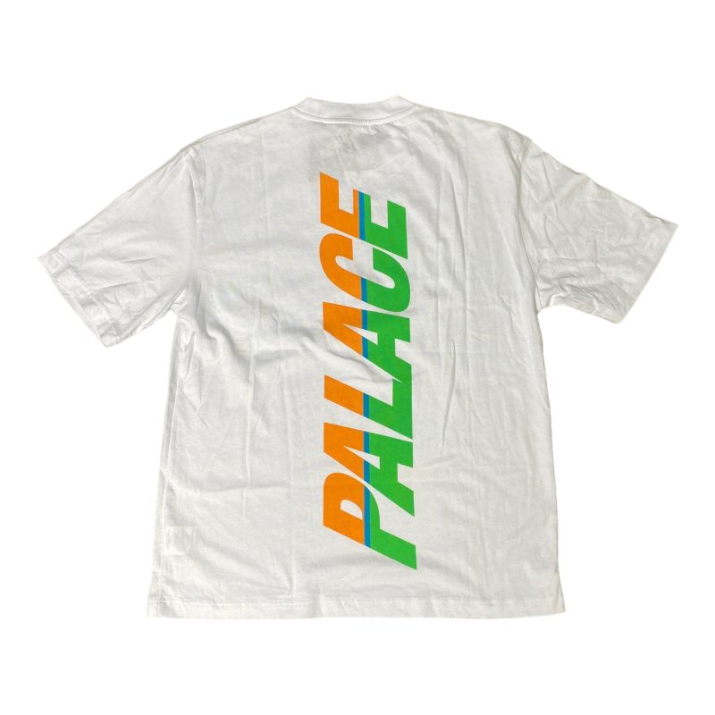 palace line stripe tee white 164141