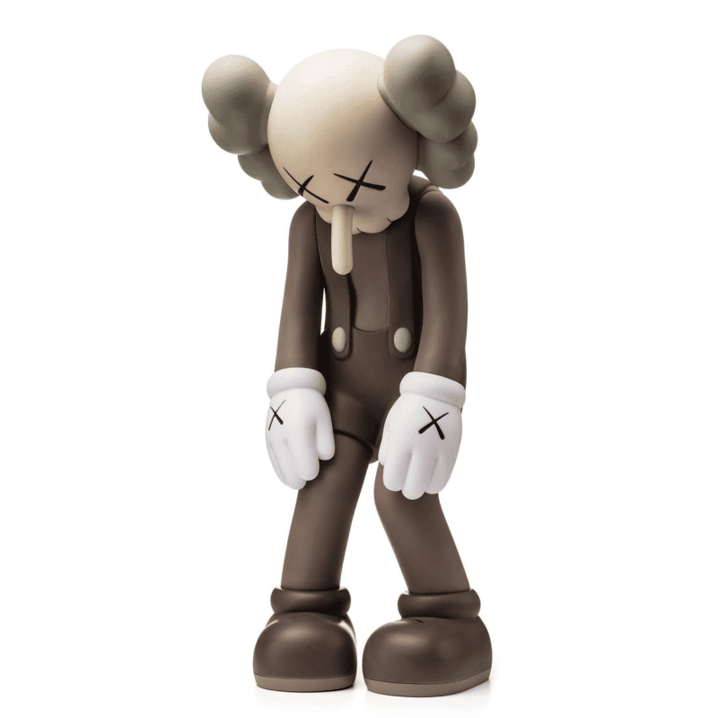 small lie open edition brown kaws 2