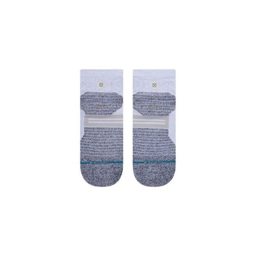 stance socks run qtr st white 833401