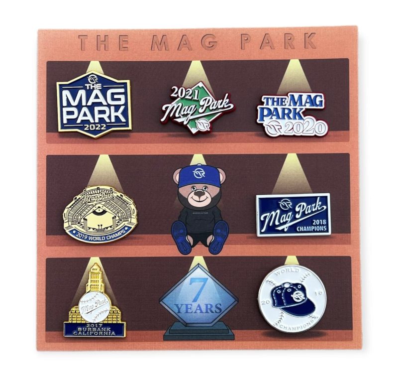 the magnolia park 7 year anniversary pin set 175466