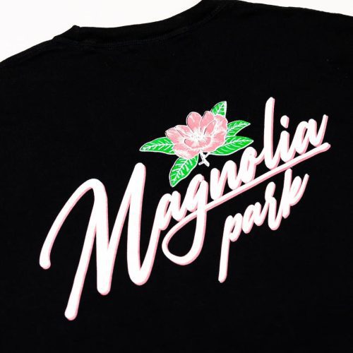 the magnolia park magnolia flower tee black 873966