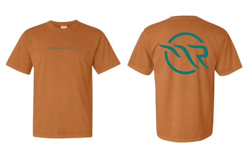 the magnolia park tour tee 23 burnt orange 266165