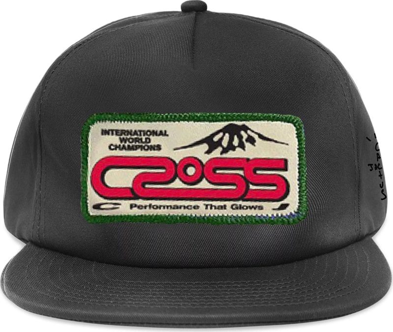 travis scott cactus jack cross hat grey 886631