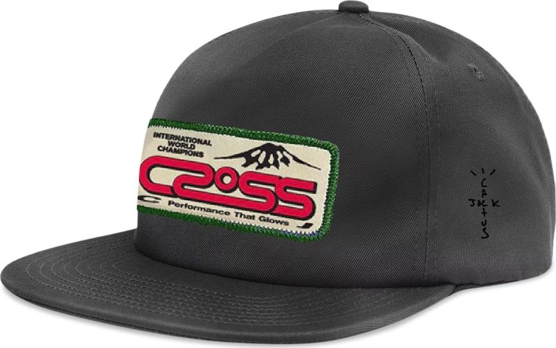 travis scott cactus jack cross hat grey 995308