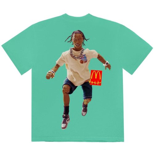 travis scott x mcdonalds action figure series iv t shirt mint 805358