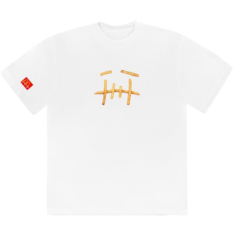 travis scott x mcdonalds fry t shirt white 584502