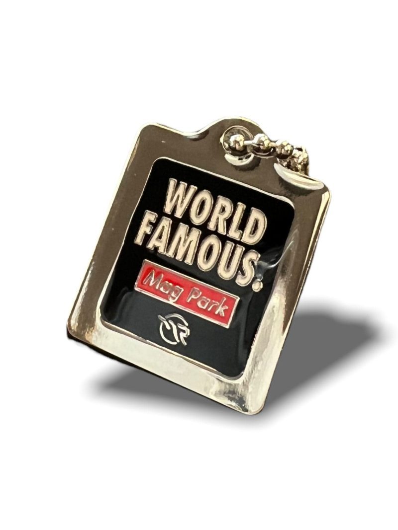 world famous mag park chain pin silver 213553